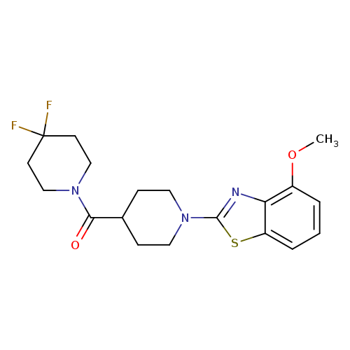 2-[4-(4,4-difluoropiperidine-1-carbonyl)piperidin-1-yl]-4-methoxy-1,3-benzothiazole