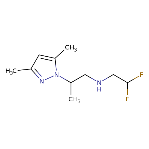 N-(2,2-difluoroethyl)-N-[2-(3,5-dimethyl-1H-pyrazol-1-yl)propyl]amine