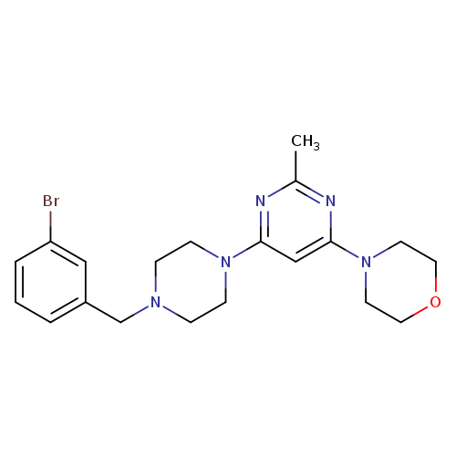 4-(6-{4-[(3-bromophenyl)methyl]piperazin-1-yl}-2-methylpyrimidin-4-yl)morpholine