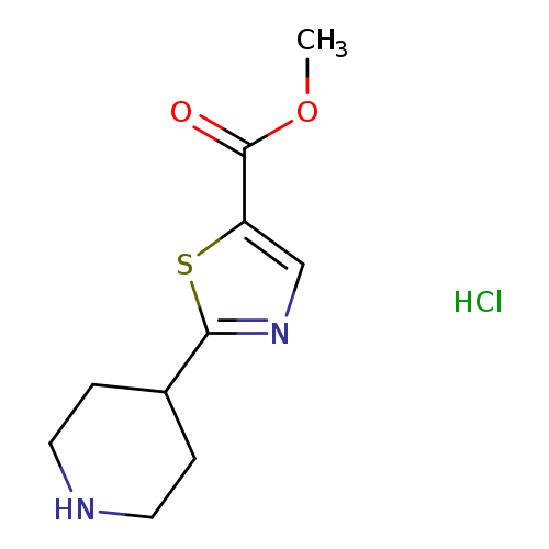 methyl 2-(piperidin-4-yl)-1,3-thiazole-5-carboxylate hydrochloride