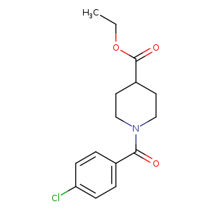 Ethyl 1-(4-chlorobenzoyl)-4-piperidinecarboxylate
