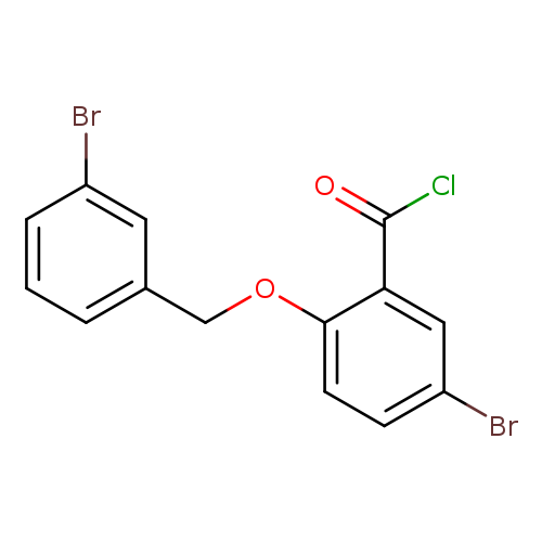 5-Bromo-2-[(3-bromobenzyl)oxy]benzoyl chloride