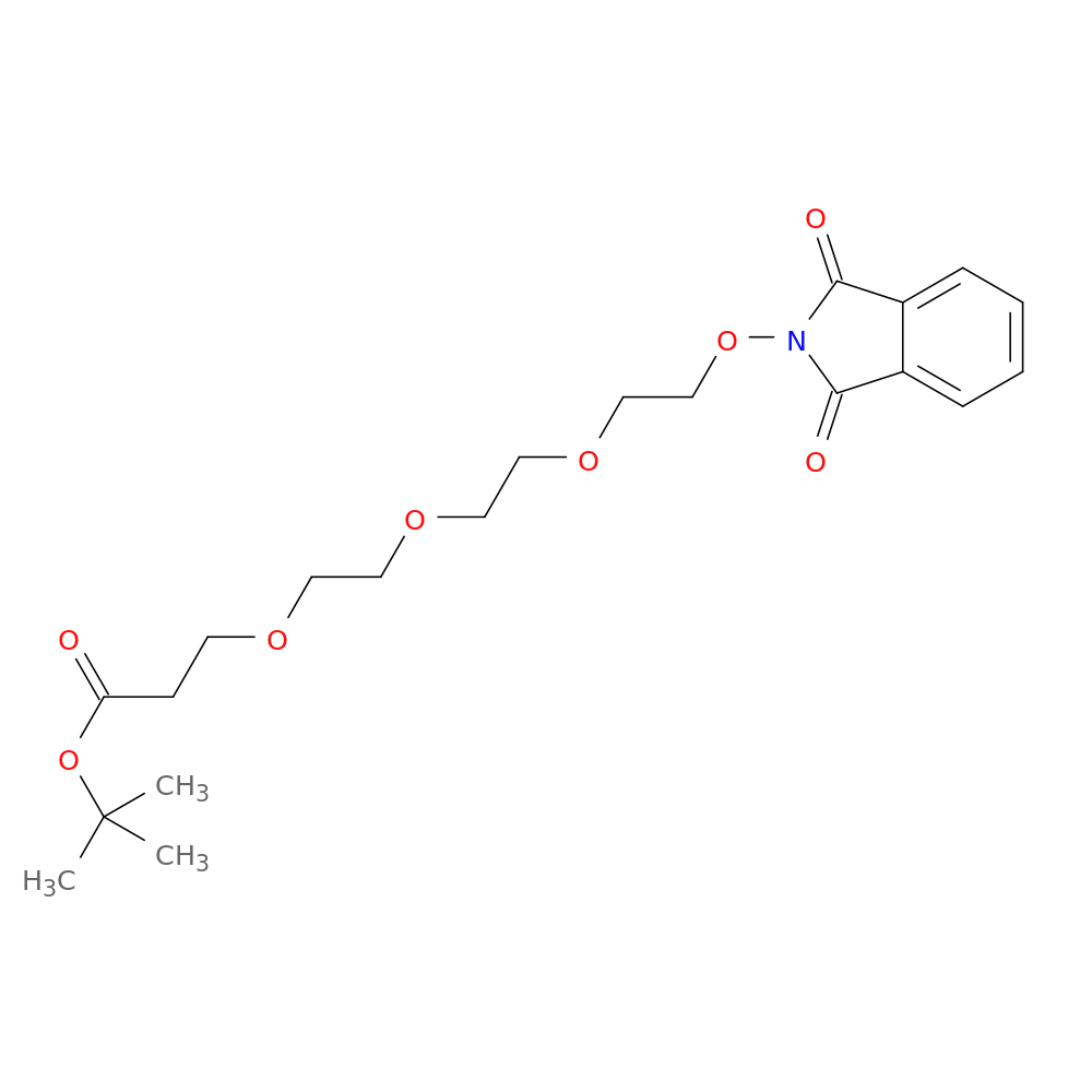 tert-Butyl 3-(2-(2-(2-((1,3-dioxoisoindolin-2-yl)oxy)ethoxy)ethoxy)ethoxy)propanoate