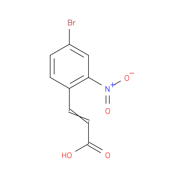 4-Bromo-2-nitrocinnamic acid
