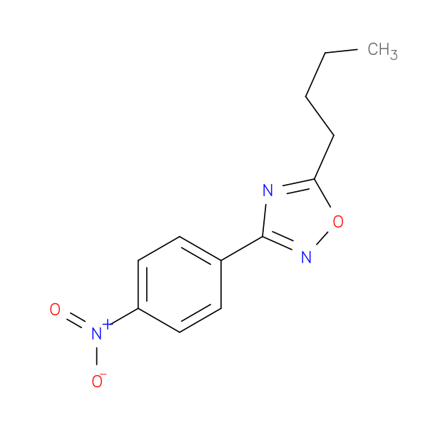5-Butyl-3-(4-nitrophenyl)-1,2,4-oxadiazole