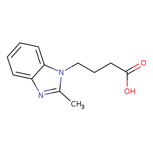 1H-Benzimidazole-1-butanoic acid, 2-methyl-