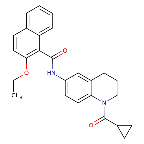 N-(1-cyclopropanecarbonyl-1,2,3,4-tetrahydroquinolin-6-yl)-2-ethoxynaphthalene-1-carboxamide