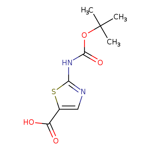 5-Thiazolecarboxylic acid, 2-[[(1,1-dimethylethoxy)carbonyl]amino]-