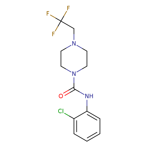 N-(2-chlorophenyl)-4-(2,2,2-trifluoroethyl)piperazine-1-carboxamide