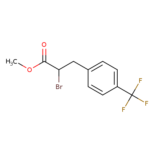 methyl 2-bromo-3-[4-(trifluoromethyl)phenyl]propanoate