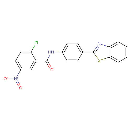 N-[4-(1,3-benzothiazol-2-yl)phenyl]-2-chloro-5-nitrobenzamide