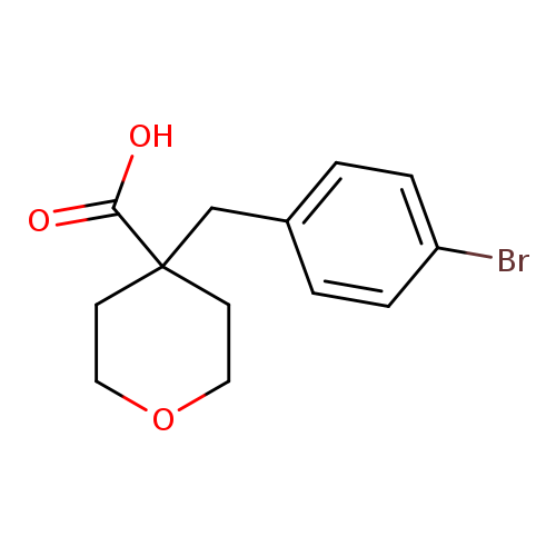 4-[(4-Bromophenyl)methyl]oxane-4-carboxylic acid