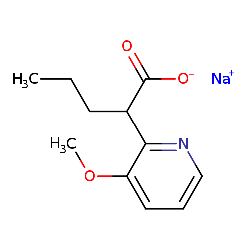 sodium 2-(3-methoxypyridin-2-yl)pentanoate