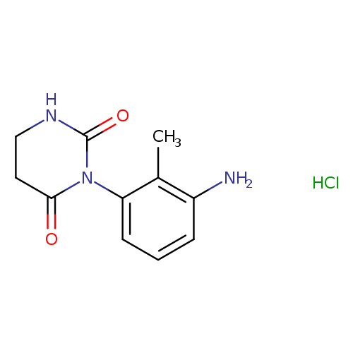 3-(3-amino-2-methylphenyl)-1,3-diazinane-2,4-dione hydrochloride