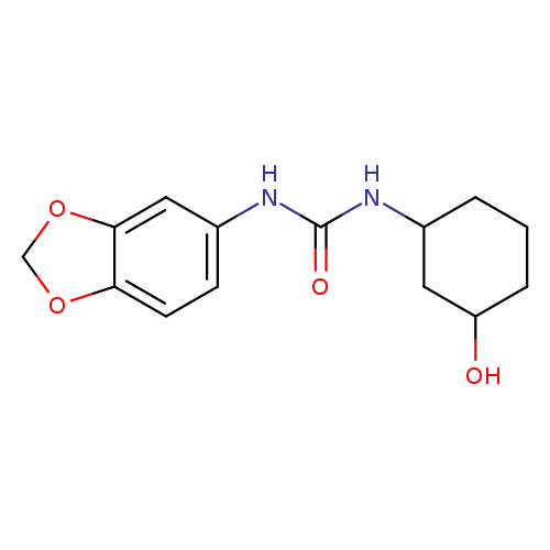 3-(2H-1,3-benzodioxol-5-yl)-1-(3-hydroxycyclohexyl)urea