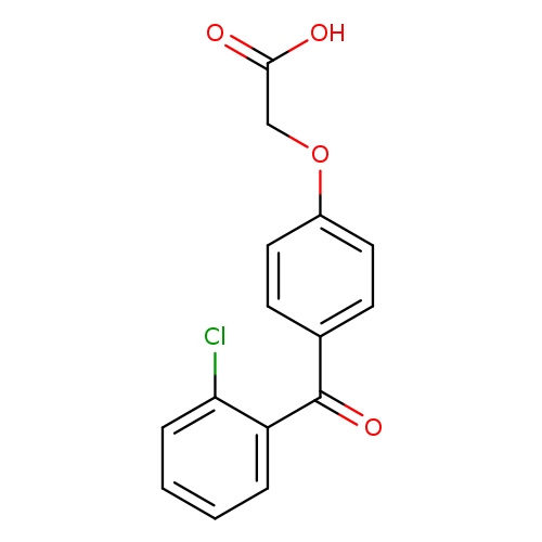 2-[4-(2-chlorobenzoyl)phenoxy]acetic acid