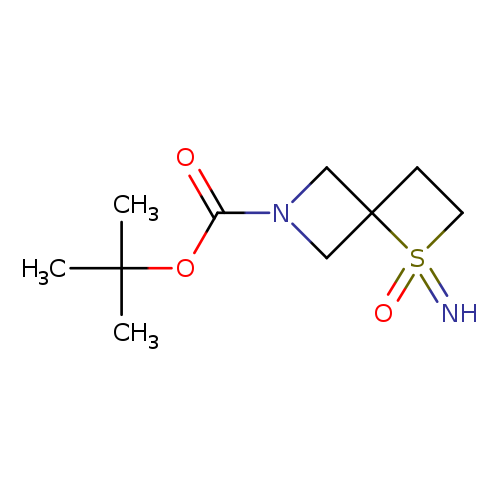 tert-butyl 1-imino-1-oxo-1lambda6-thia-6-azaspiro[3.3]heptane-6-carboxylate
