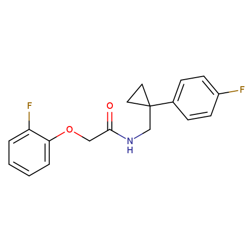 2-(2-fluorophenoxy)-N-{[1-(4-fluorophenyl)cyclopropyl]methyl}acetamide
