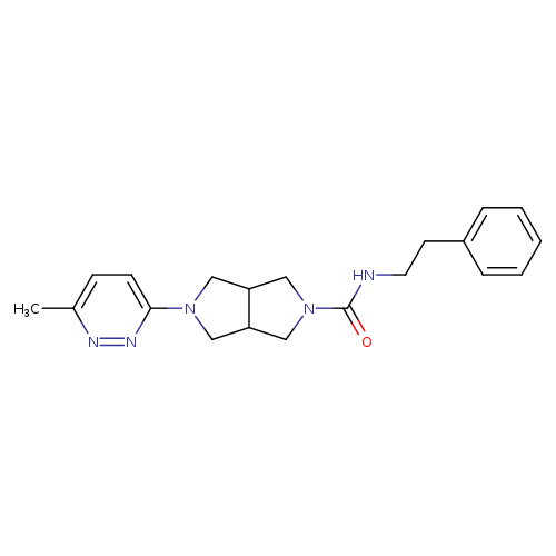 5-(6-methylpyridazin-3-yl)-N-(2-phenylethyl)-octahydropyrrolo[3,4-c]pyrrole-2-carboxamide