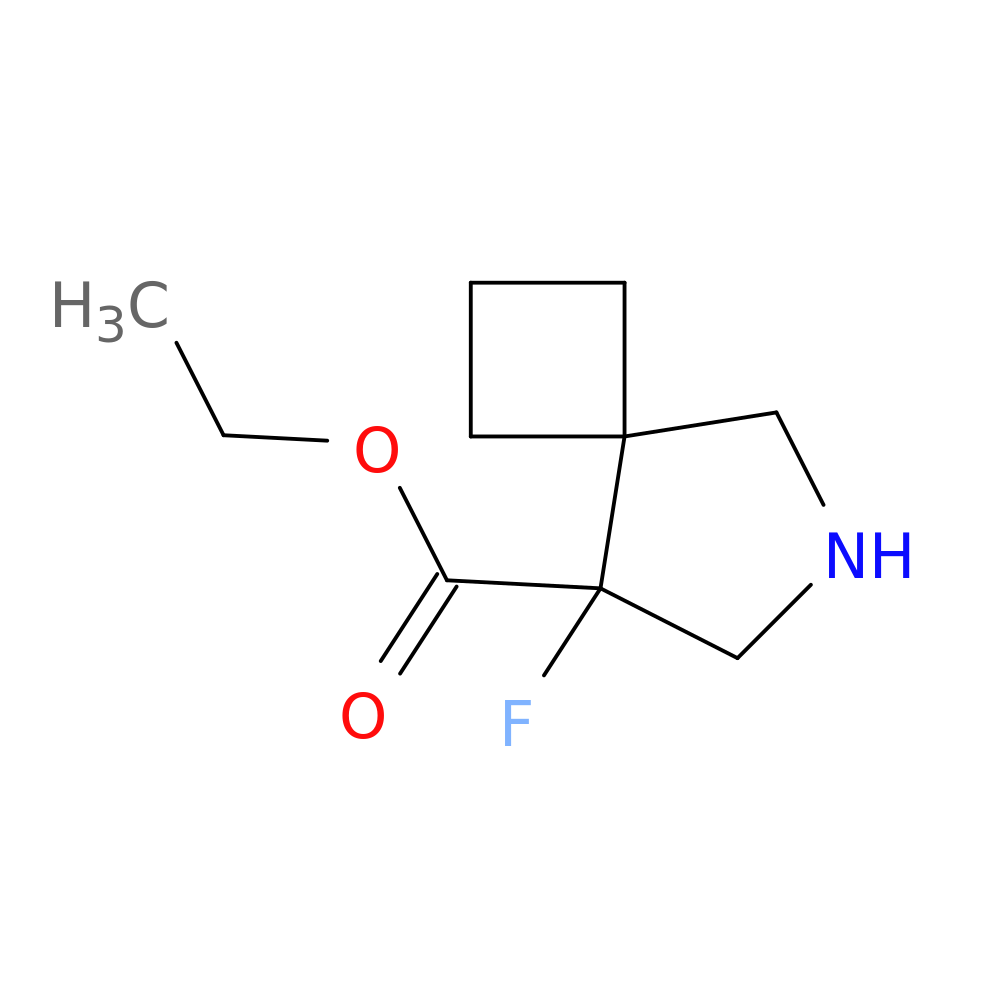 ethyl 8-fluoro-6-azaspiro[3.4]octane-8-carboxylate
