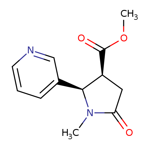 trans-1-Methyl-5-oxo-2-(3-pyridinyl)-3-pyrrolidinecarboxylic Acid Methyl Ester