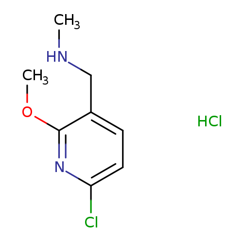 [(6-chloro-2-methoxypyridin-3-yl)methyl](methyl)aminehydrochloride