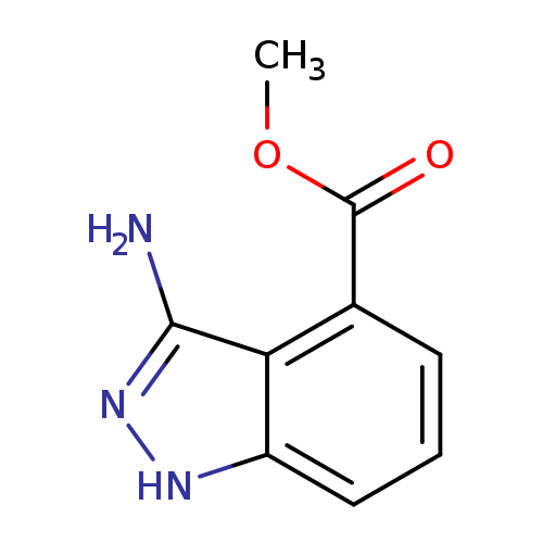 1H-Indazole-4-carboxylic acid, 3-amino-, methyl ester