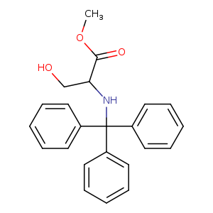 N-(Triphenylmethyl)-dl-serine methyl ester