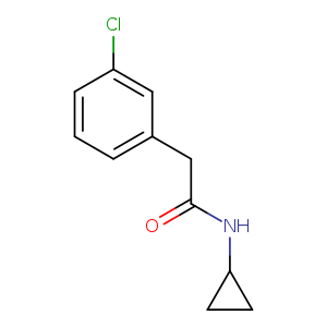 2-(3-Chlorophenyl)-n-cyclopropylacetamide