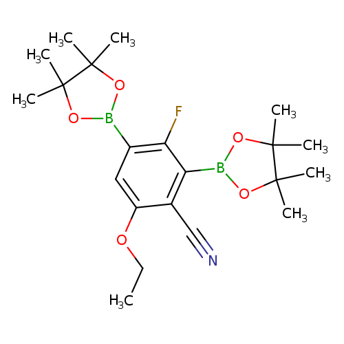 6-Ethoxy-3-fluoro-2,4-bis(tetramethyl-1,3,2-dioxaborolan-2-yl)benzonitrile
