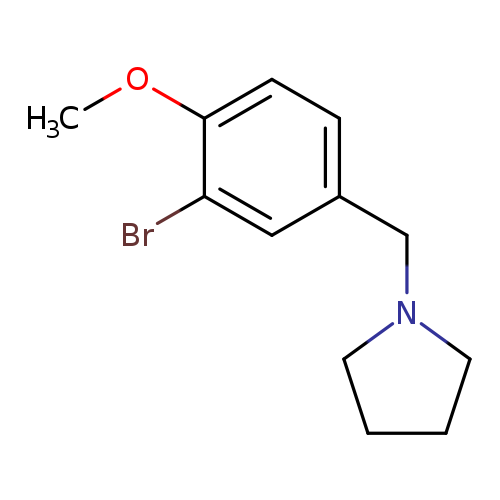 1-[(3-bromo-4-methoxyphenyl)methyl]pyrrolidine