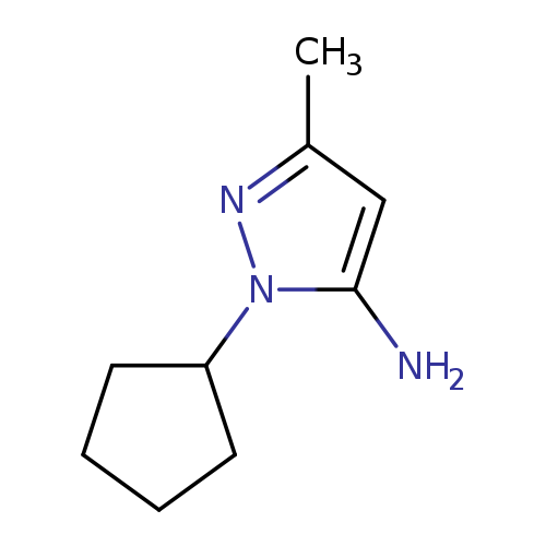 2-CYCLOPENTYL-5-METHYL-2H-PYRAZOL-3-YLAMINE