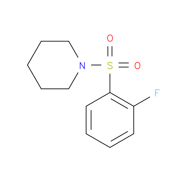 1-(2-fluorobenzenesulfonyl)piperidine