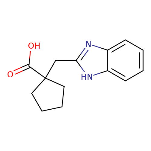 1-(1H-Benzimidazol-2-ylmethyl)cyclopentanecarboxylic acid