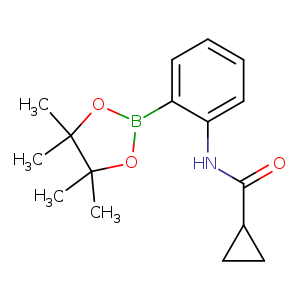 N-[2-(tetramethyl-1,3,2-dioxaborolan-2-yl)phenyl]cyclopropanecarboxamide