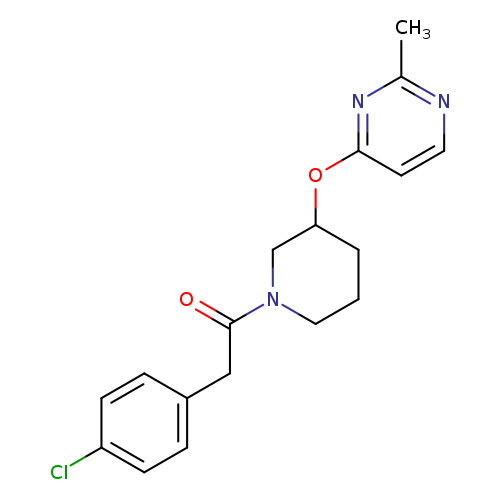 2-(4-chlorophenyl)-1-{3-[(2-methylpyrimidin-4-yl)oxy]piperidin-1-yl}ethan-1-one