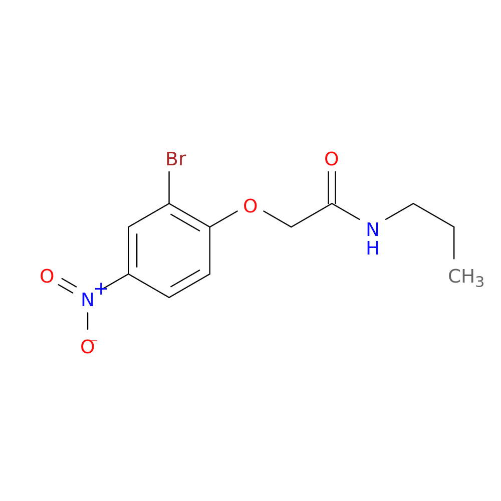 2-(2-Bromo-4-nitrophenoxy)-N-propylacetamide