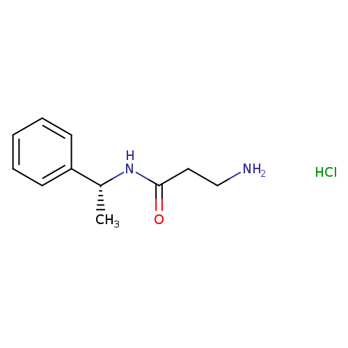 3-amino-N-[(1R)-1-phenylethyl]propanamide hydrochloride