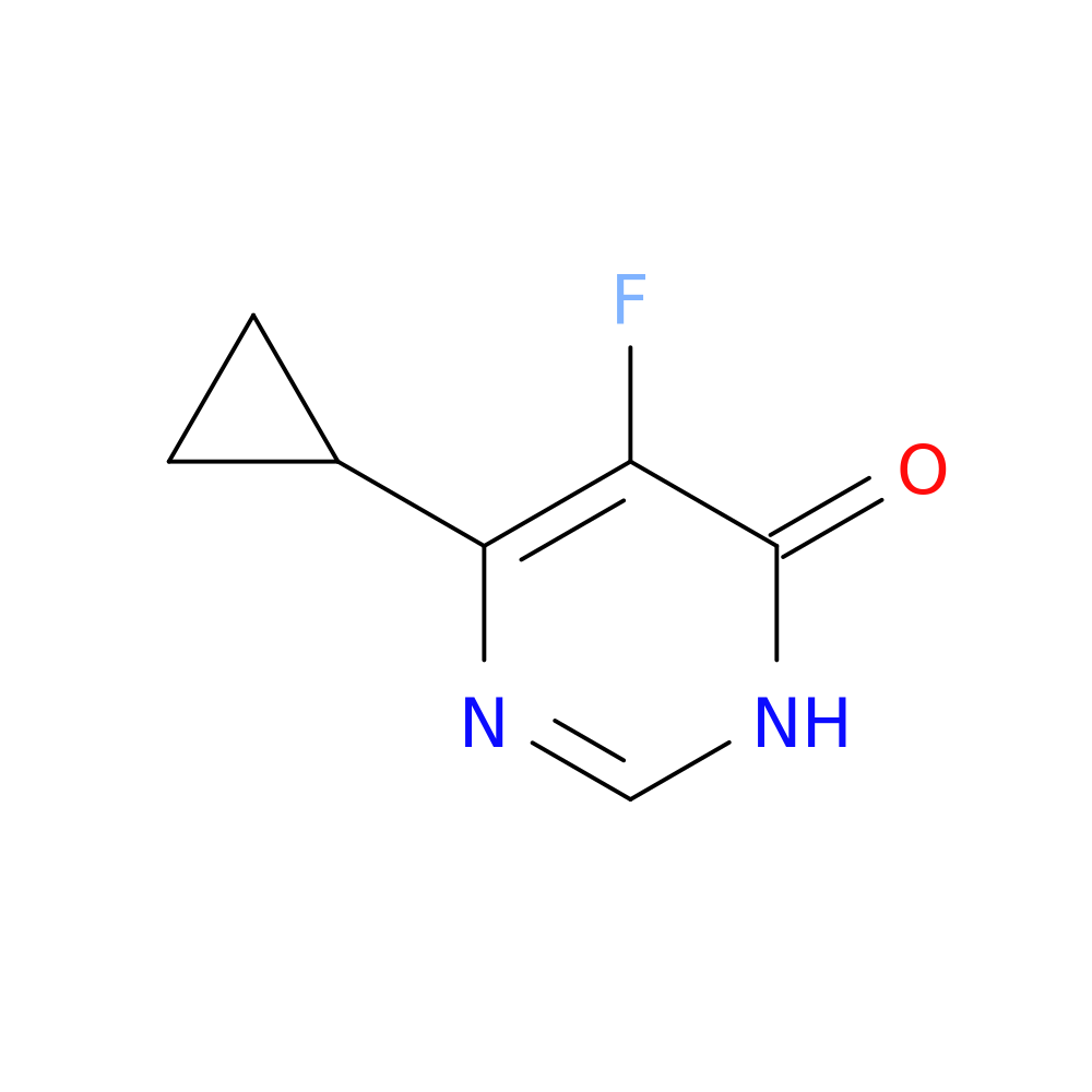 "6-cyclopropyl-5-fluoro-3,4-dihydropyrimidin-4-one"