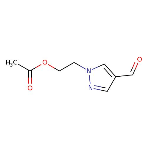 2-(4-formyl-1H-pyrazol-1-yl)ethyl acetate