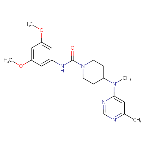 N-(3,5-dimethoxyphenyl)-4-[methyl(6-methylpyrimidin-4-yl)amino]piperidine-1-carboxamide
