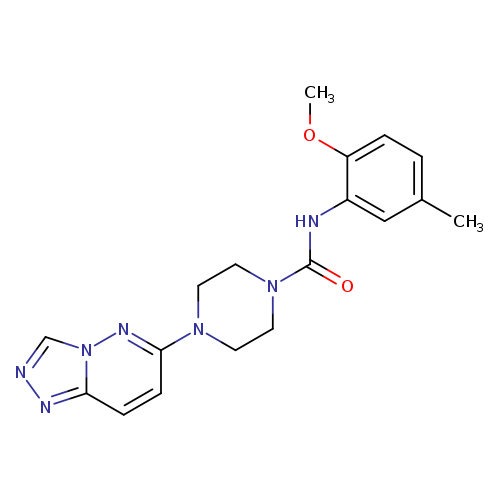 N-(2-methoxy-5-methylphenyl)-4-{[1,2,4]triazolo[4,3-b]pyridazin-6-yl}piperazine-1-carboxamide