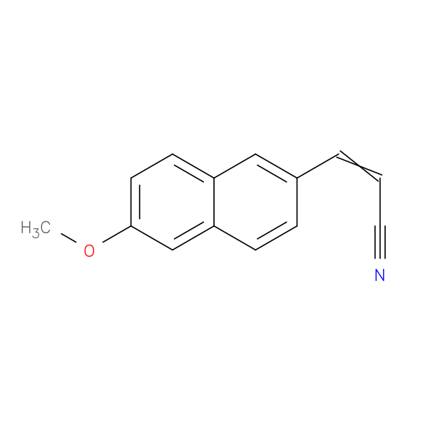 3-(6-methoxynaphthalen-2-yl)prop-2-enenitrile