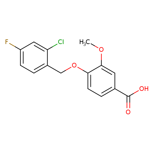 4-[(2-Chloro-4-fluorobenzyl)oxy]-3-methoxybenzoic acid