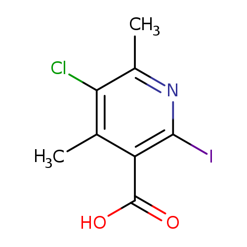5-chloro-2-iodo-4,6-dimethylpyridine-3-carboxylic acid