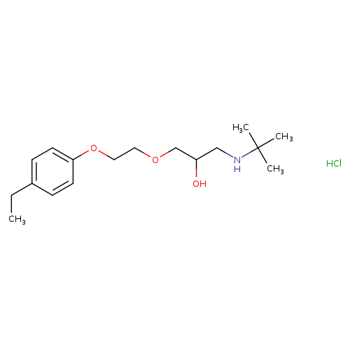 tert-butyl({3-[2-(4-ethylphenoxy)ethoxy]-2-hydroxypropyl})amine hydrochloride