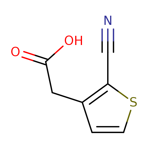 2-(2-cyanothiophen-3-yl)acetic acid