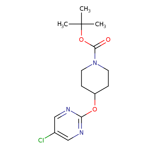 1-Piperidinecarboxylic acid, 4-[(5-chloro-2-pyrimidinyl)oxy]-, 1,1-dimethylethyl ester