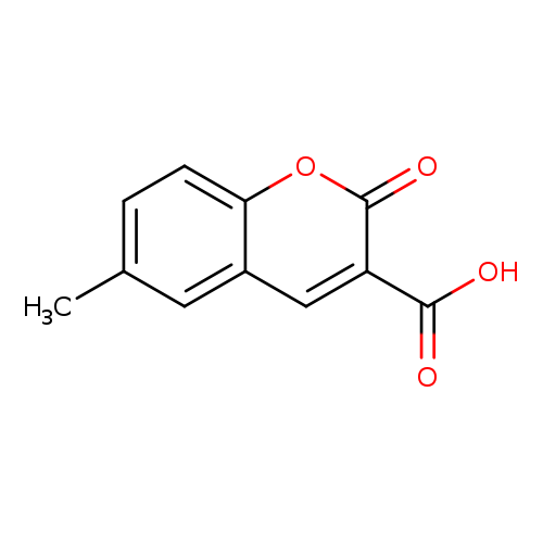 2H-1-Benzopyran-3-carboxylic acid, 6-methyl-2-oxo-