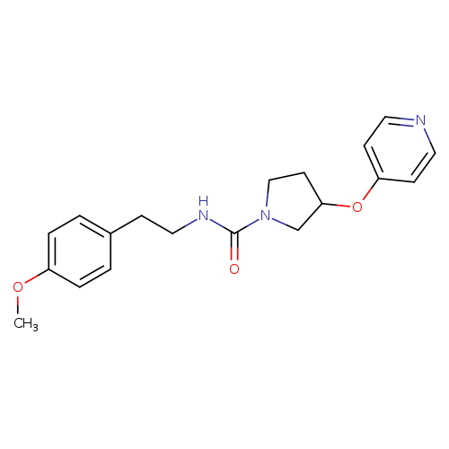 N-[2-(4-methoxyphenyl)ethyl]-3-(pyridin-4-yloxy)pyrrolidine-1-carboxamide